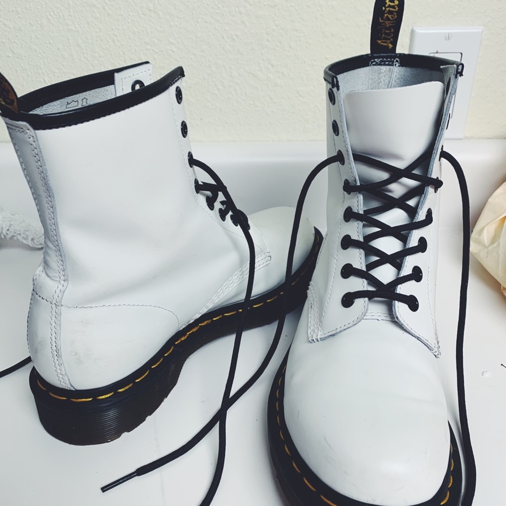 White Dr. Martens